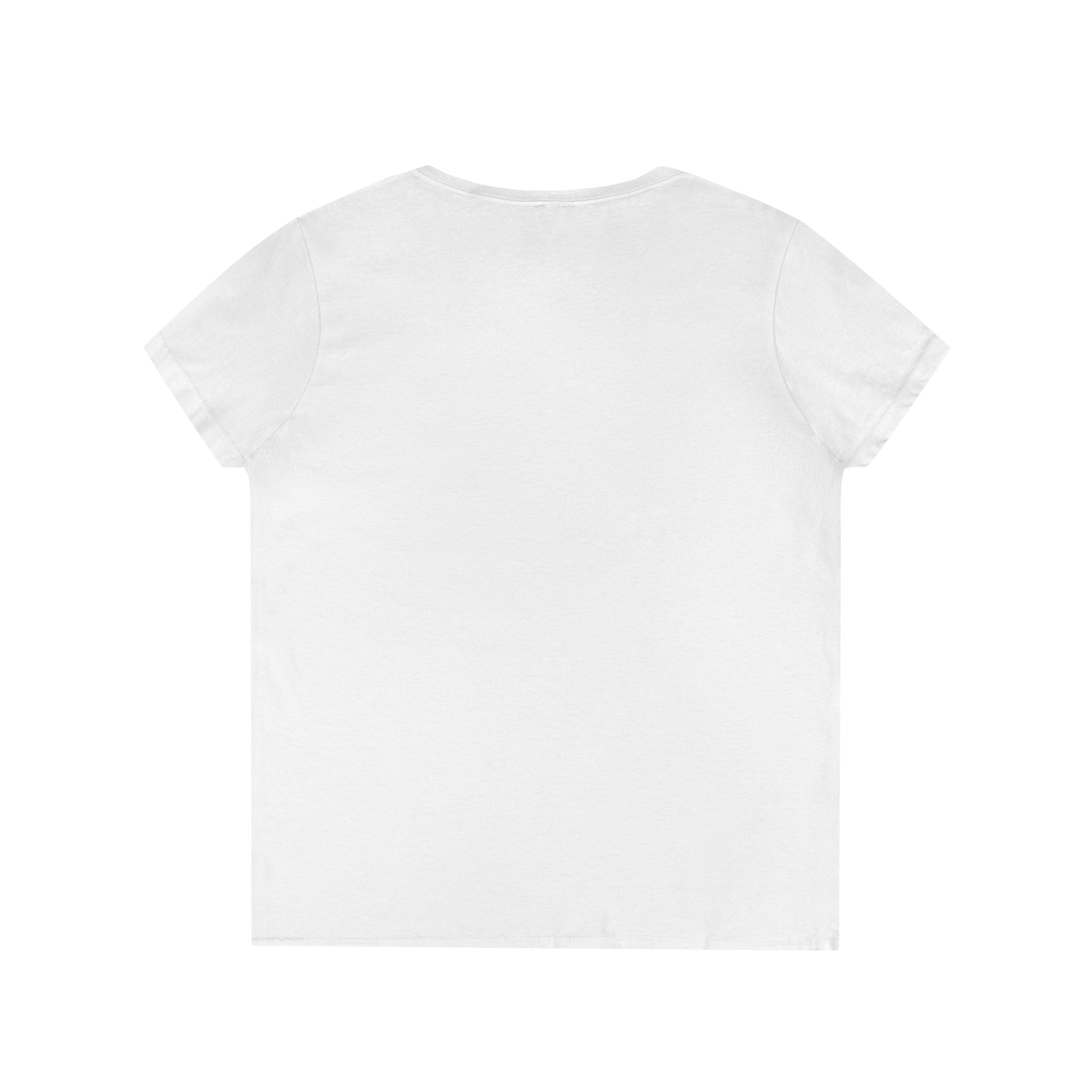 CHINGA TU MIGRA Heart Hero Ladies' V-Neck T-Shirt