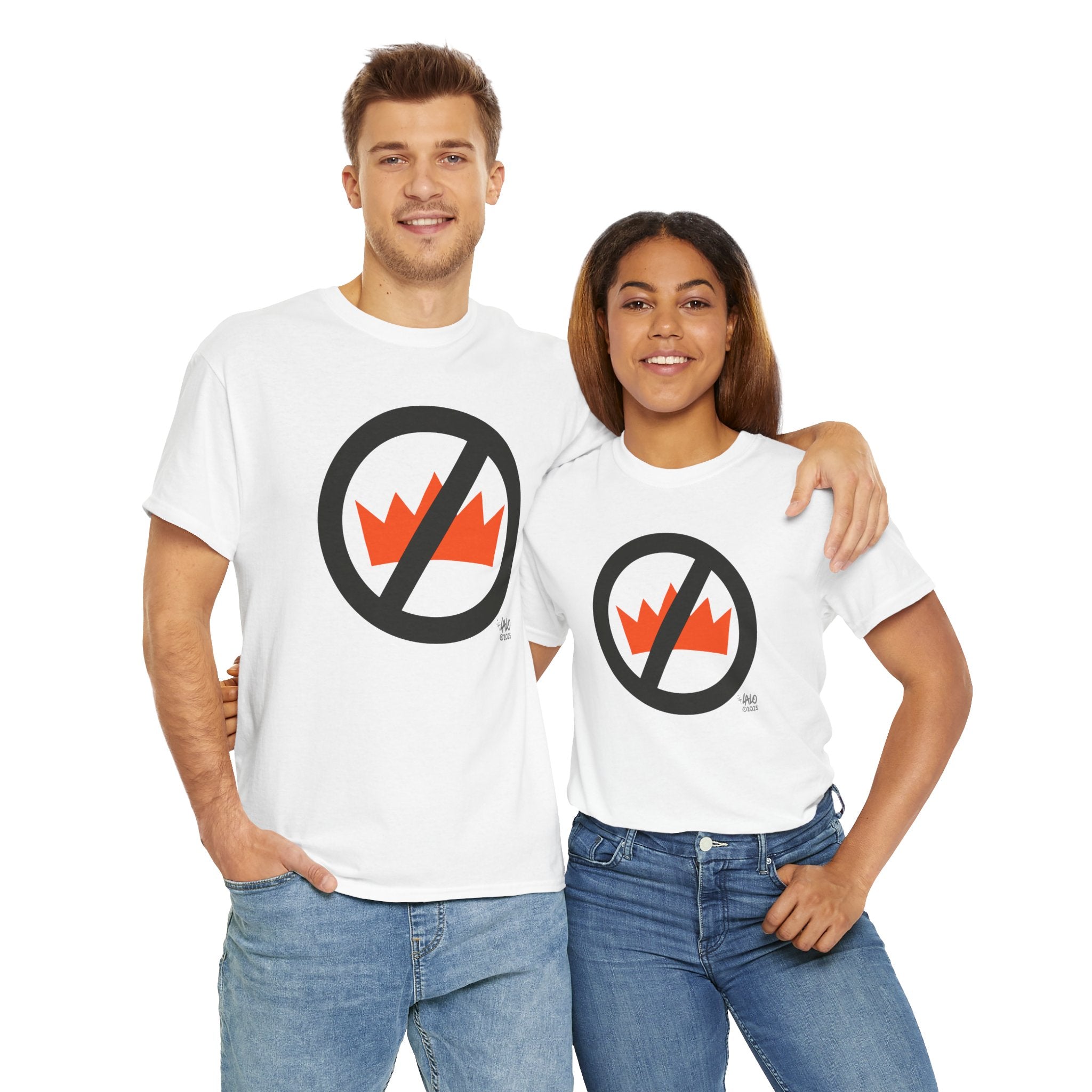 NO KINGS T-shirt design by LALO ALCARAZ Unisex Heavy Cotton Tee -Casual Graphic Tee for Eco-Conscious Individuals
