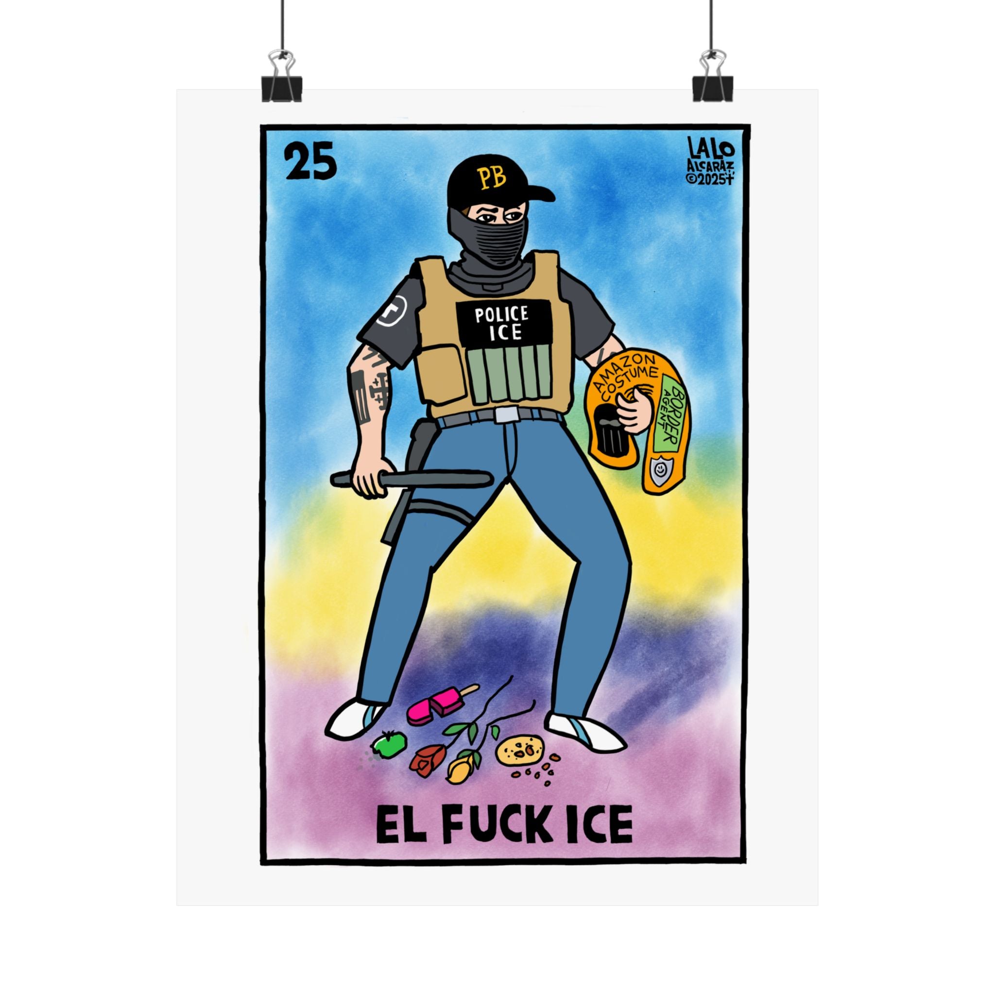 FAKE ICE Matte Vertical Posters for Home Decor, Wall Art