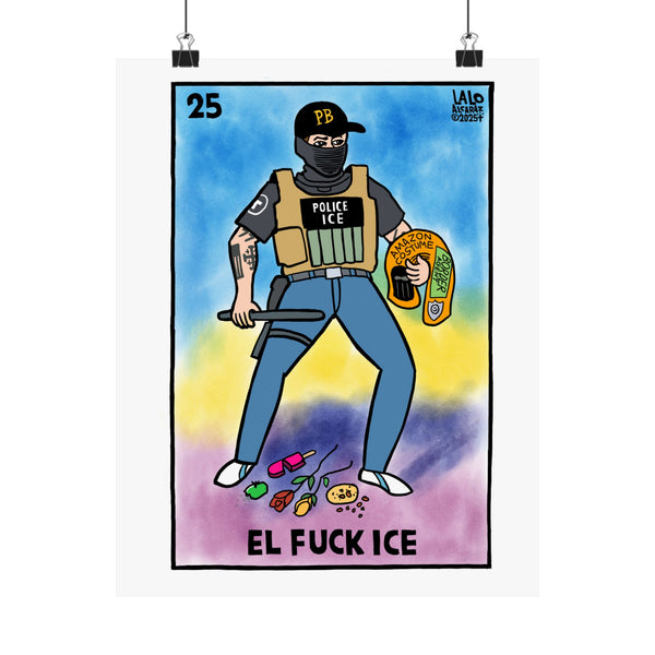 FAKE ICE Matte Vertical Posters for Home Decor, Wall Art