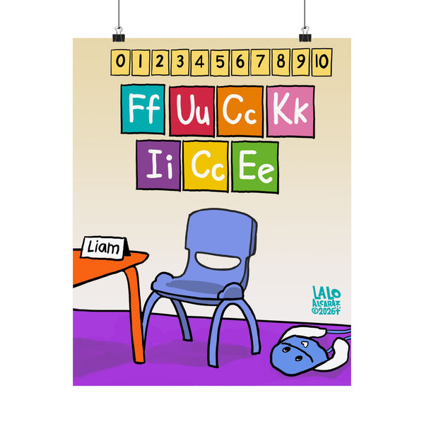 CONEJO'S CLASSROOM Matte Vertical Posters for Home Decor, Wall Art