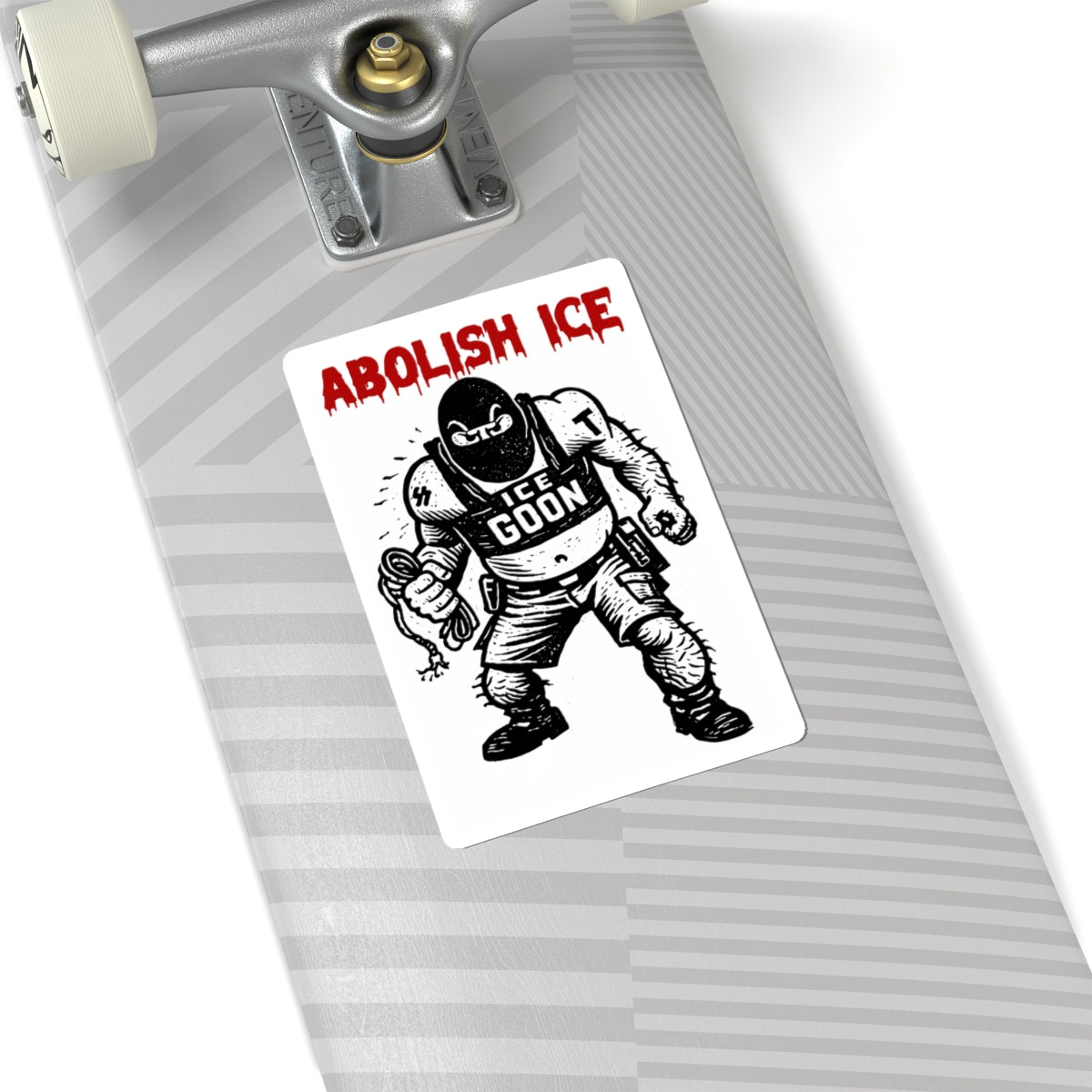 Abolish ICE 'Ice Goon' Kiss-Cut Sticker — Protest / Political Activist Decal