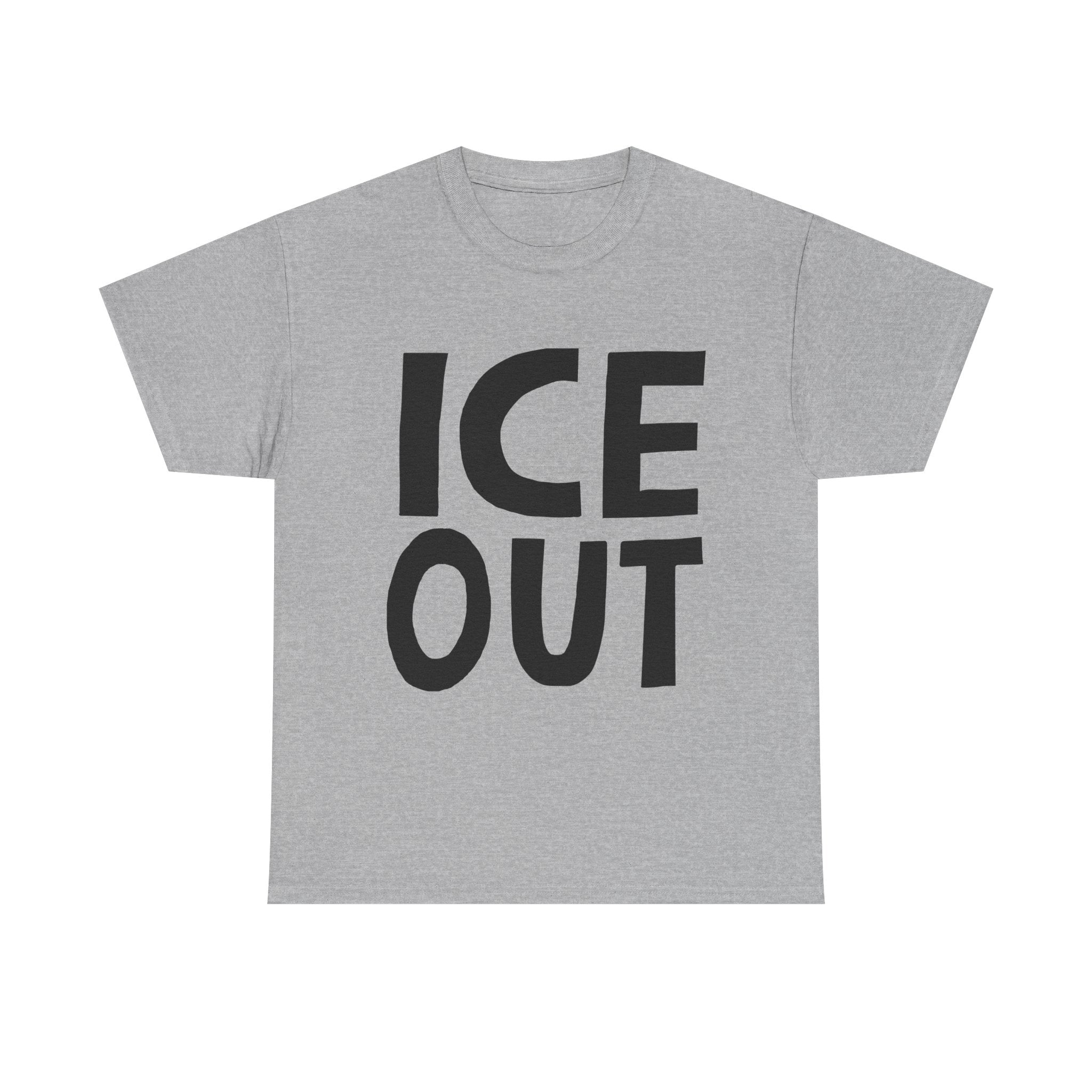 "ICE OUT" by Lalo Alcaraz Bold Graphic Tee