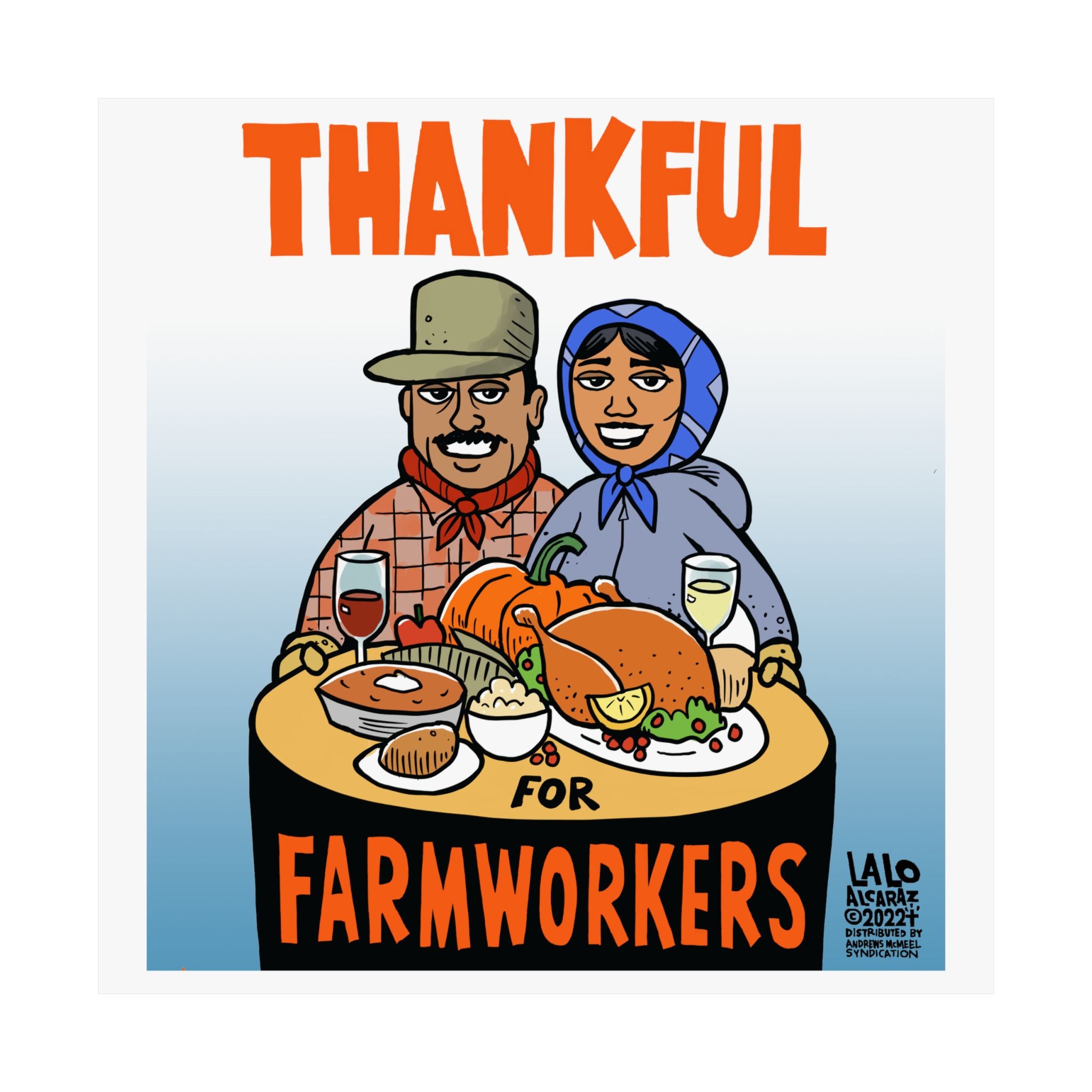 THANKFUL FOR FARMWORKERS Matte Vertical Posters for Home Decor, Wall Art