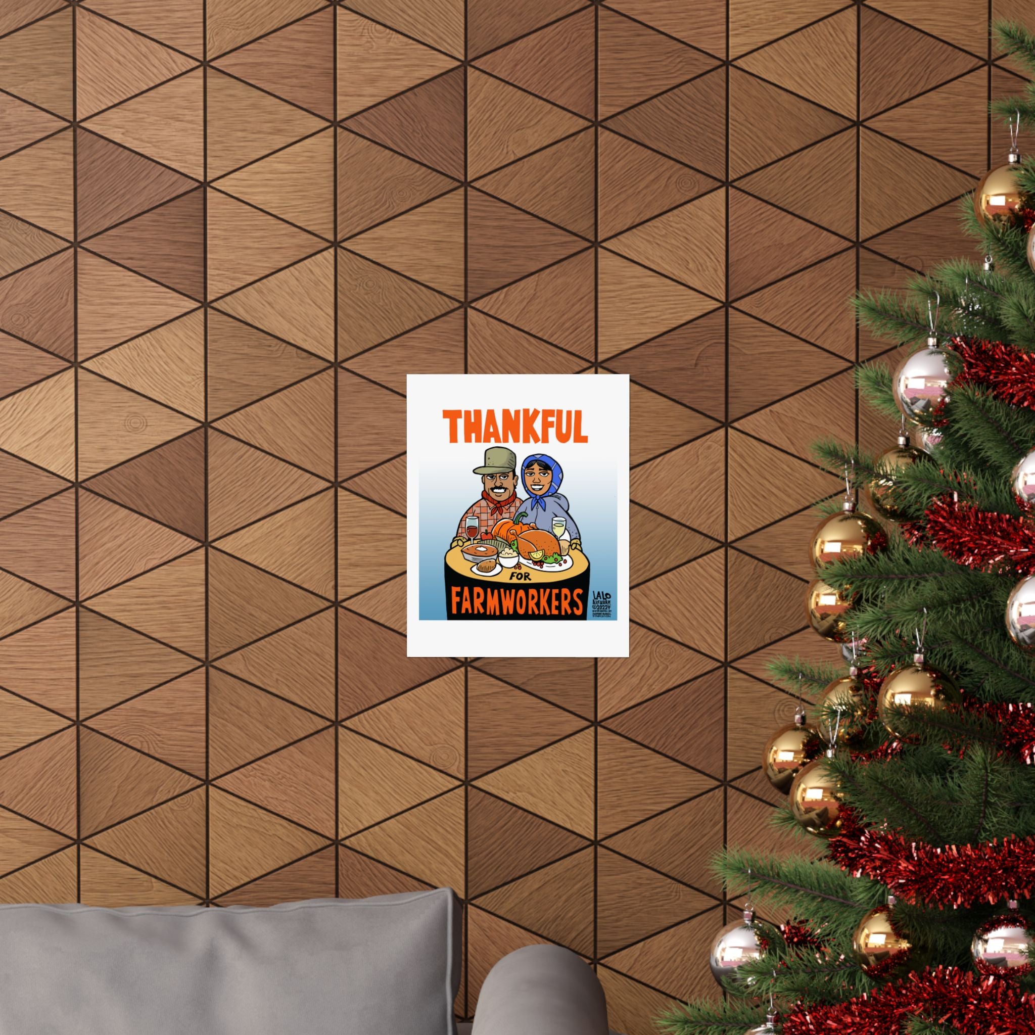 THANKFUL FOR FARMWORKERS Matte Vertical Posters for Home Decor, Wall Art