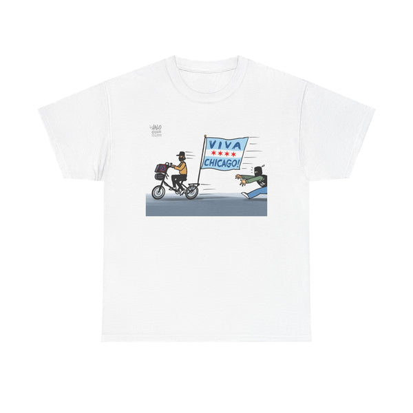 VIVA CHICAGO! by LALO ALCARAZ Unisex Heavy Cotton Tee
