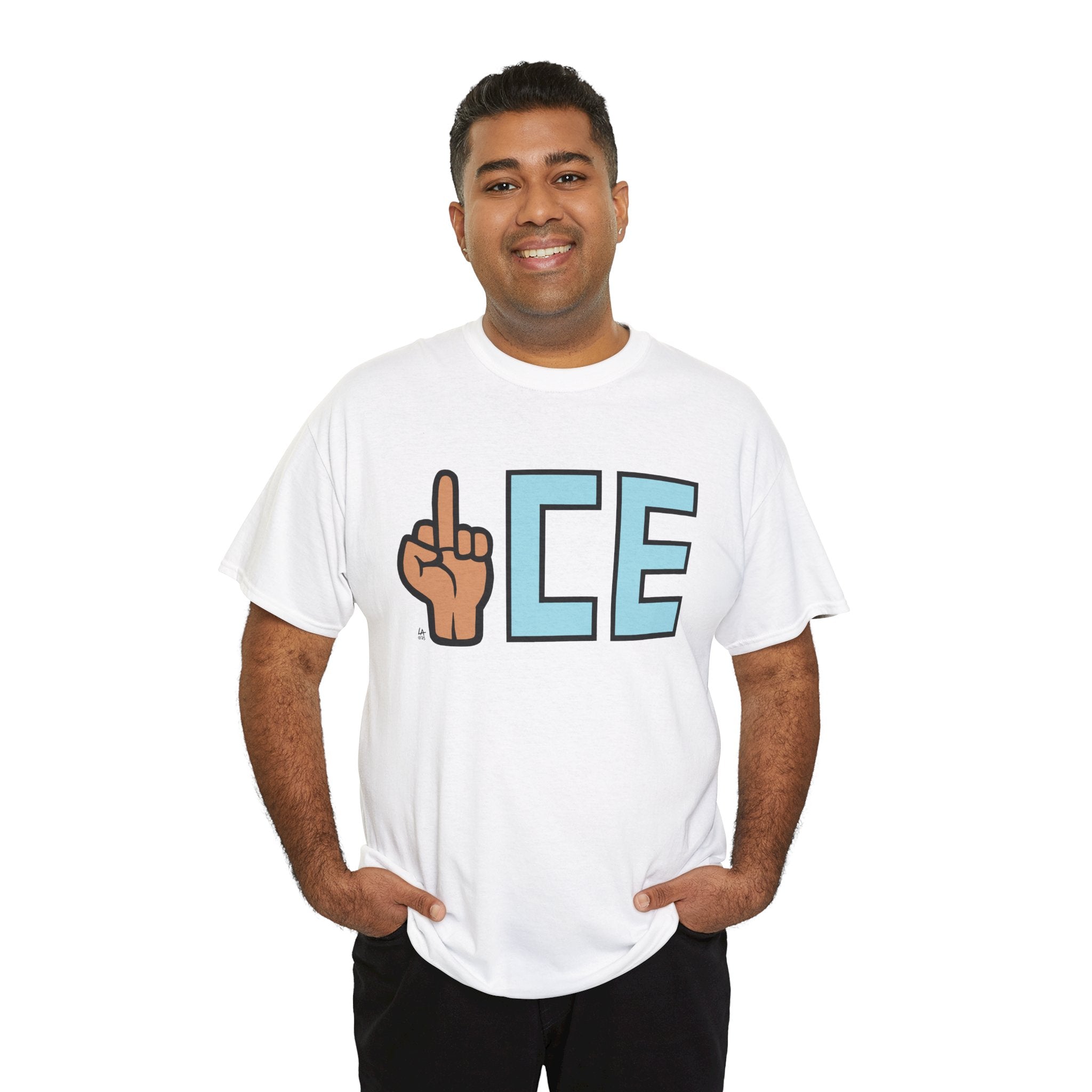 FLIP ICE by LALO ALCARAZ Unisex Heavy Cotton Tee