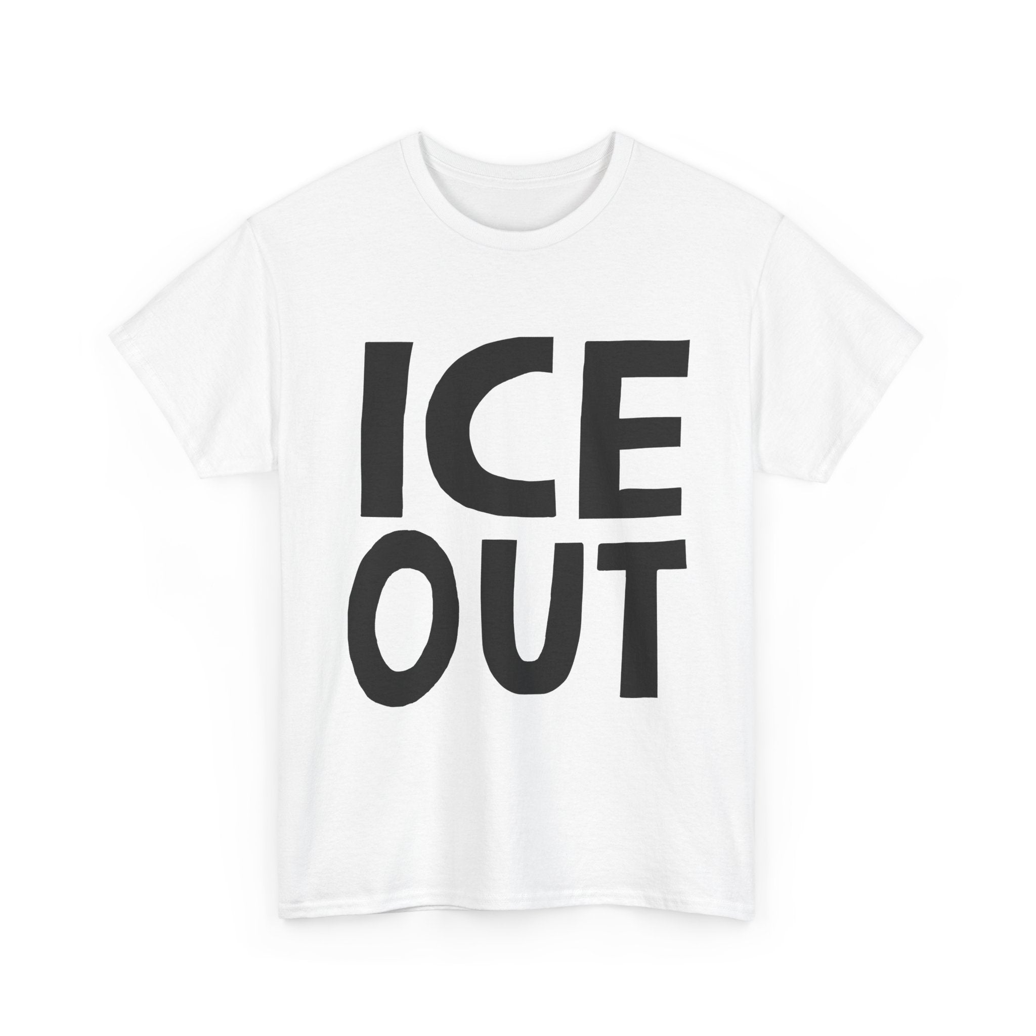 "ICE OUT" by Lalo Alcaraz Bold Graphic Tee