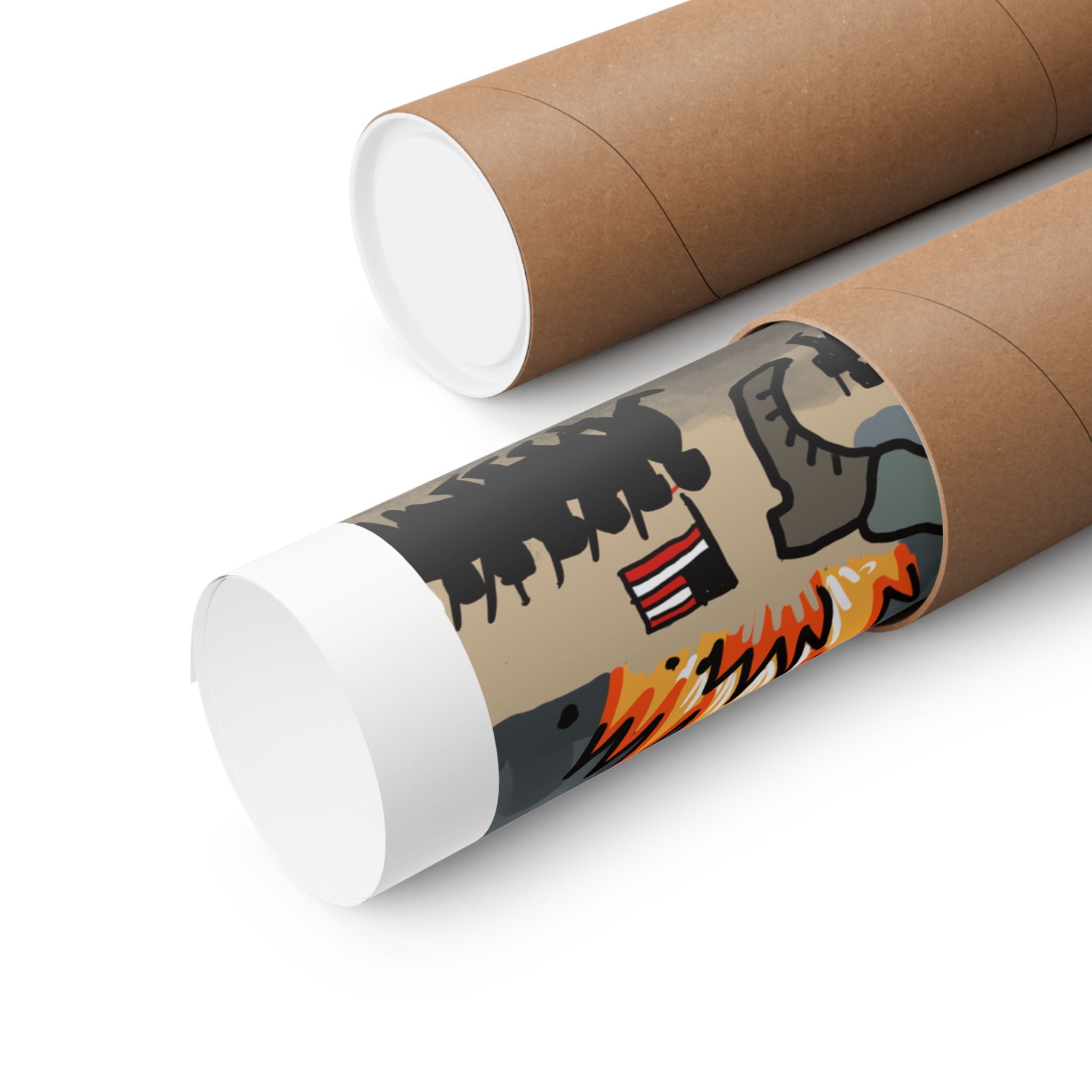 Draft Barron Matte Poster — Political Cartoon Wall Art by LALO ALCARAZ