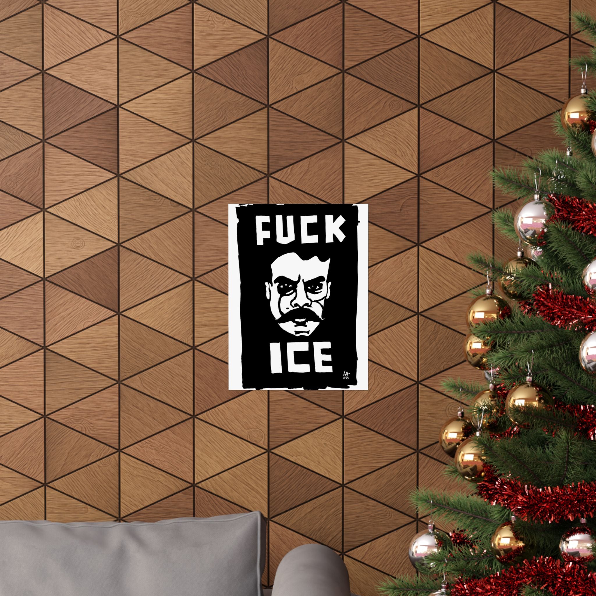 ZAPATA SAYS  by LALO ALCARAZ Matte Vertical Posters for Home Decor, Wall Art