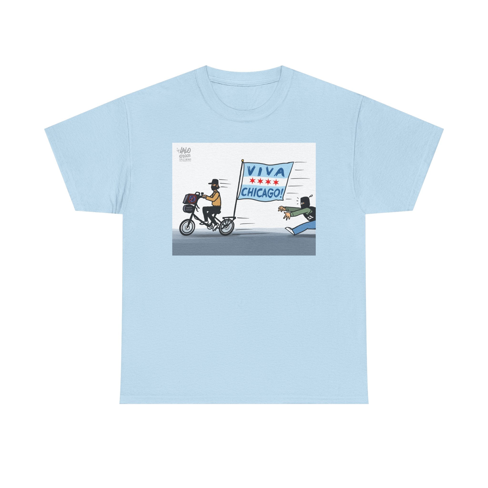 VIVA CHICAGO! by LALO ALCARAZ Unisex Heavy Cotton Tee