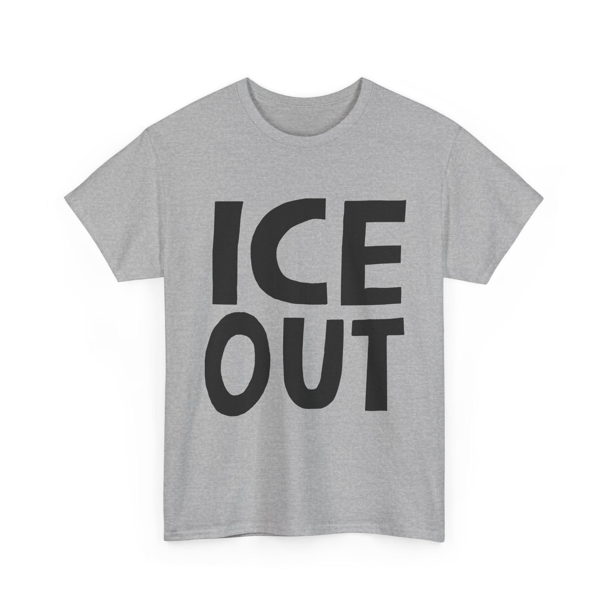 "ICE OUT" by Lalo Alcaraz Bold Graphic Tee