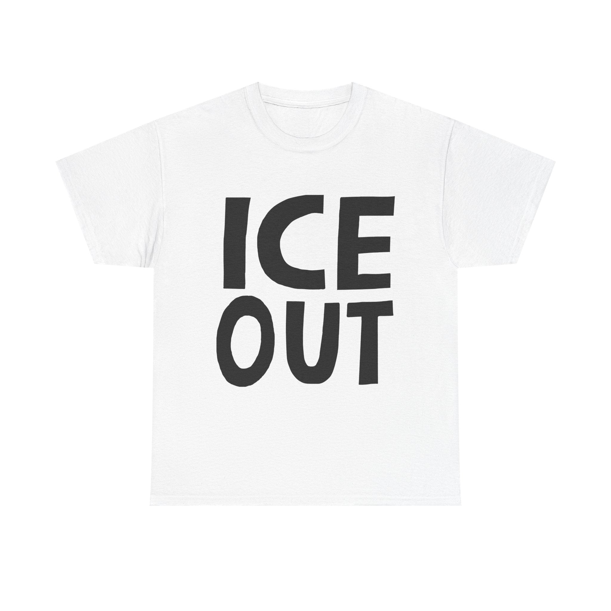 "ICE OUT" by Lalo Alcaraz Bold Graphic Tee