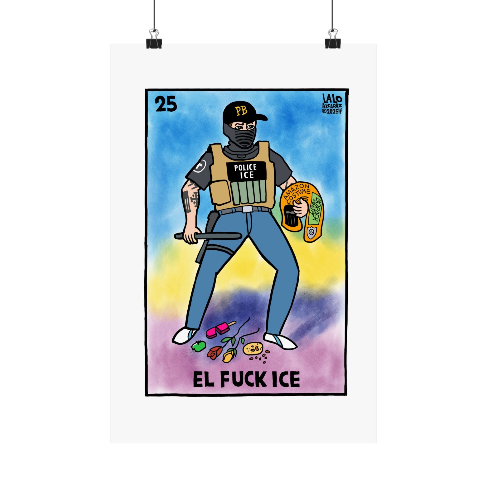 FAKE ICE Matte Vertical Posters for Home Decor, Wall Art