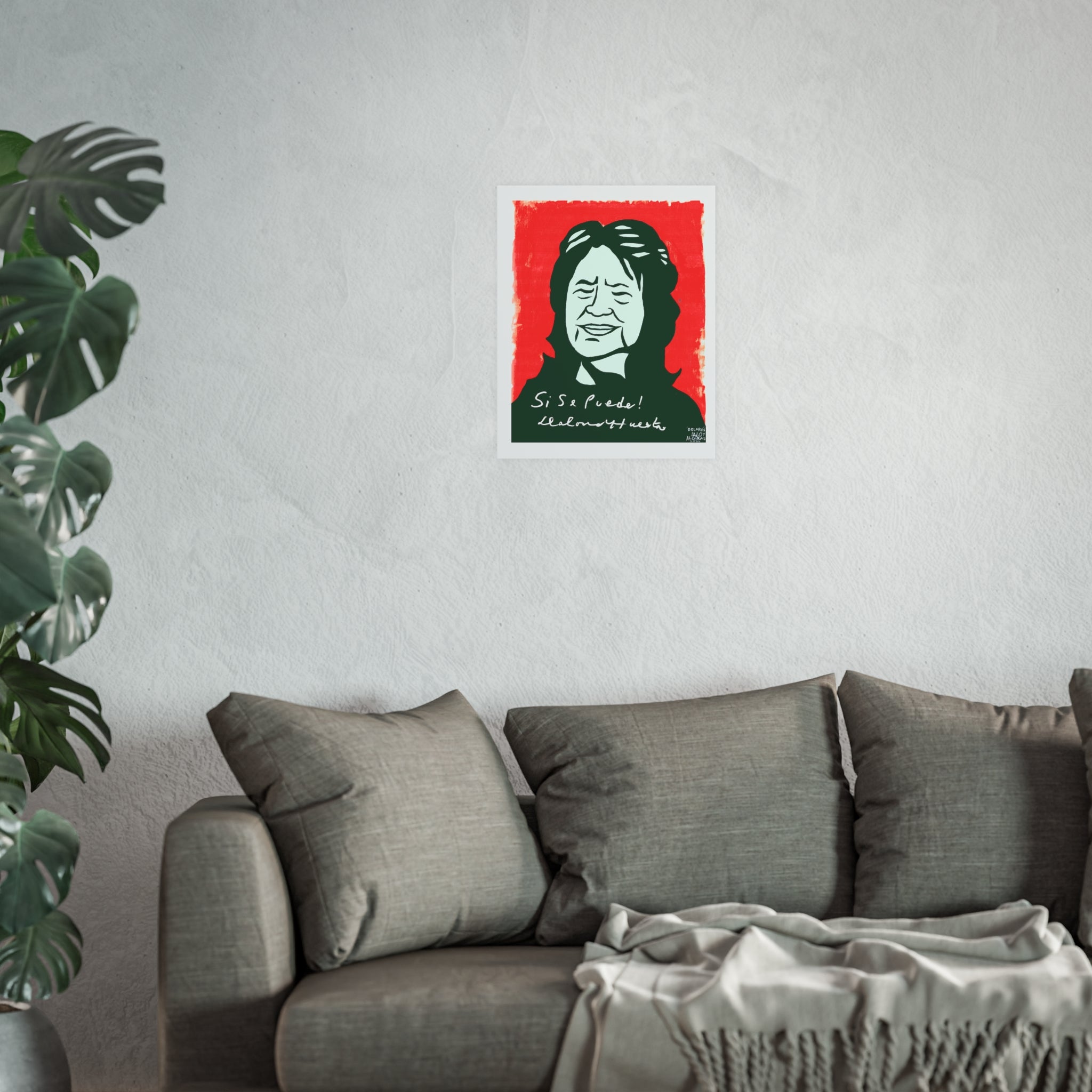 Dolores Huerta 'Sí, Se Puede' Poster — Labor Rights / Chicano Art Print