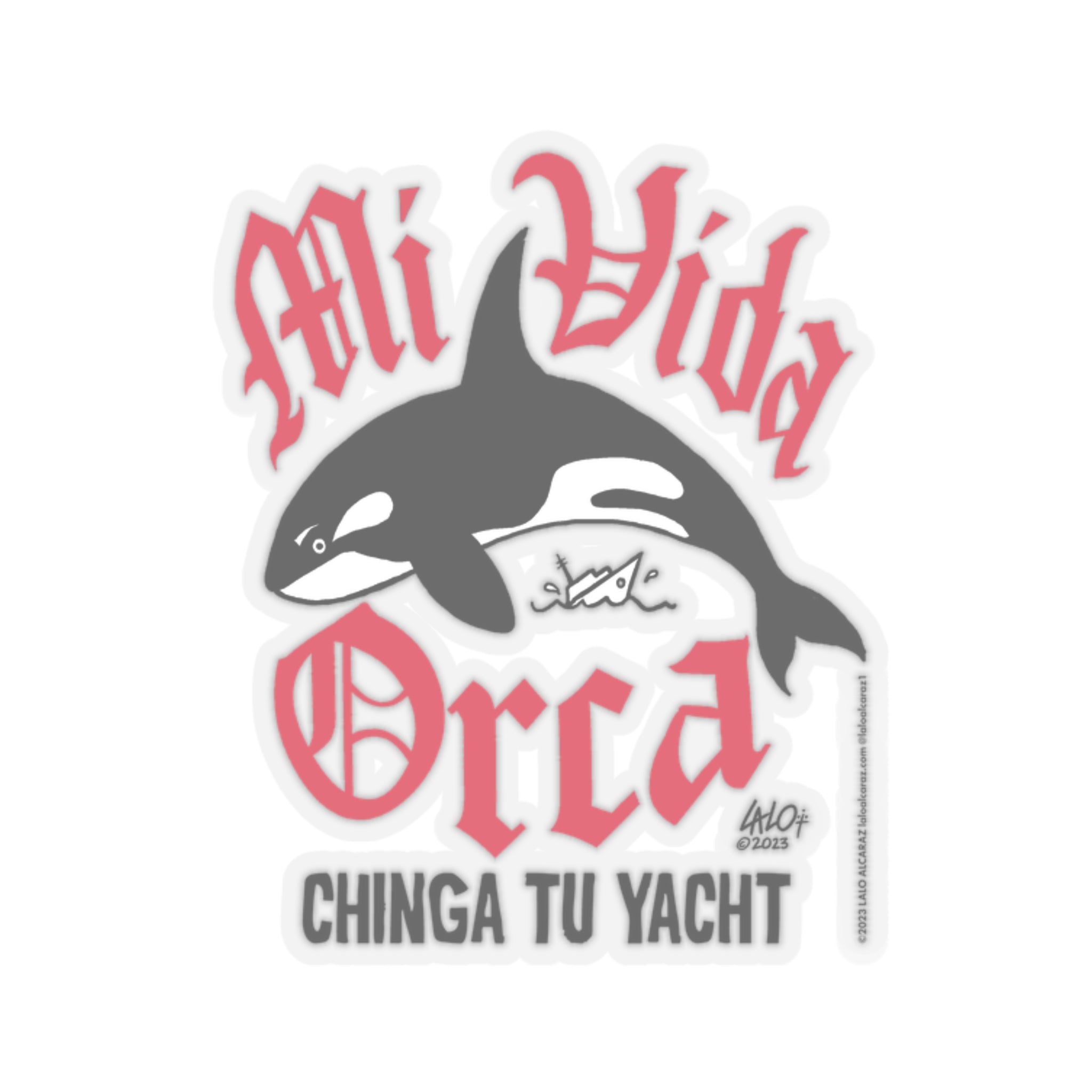 MI VIDA ORCA Kiss-Cut Stickers