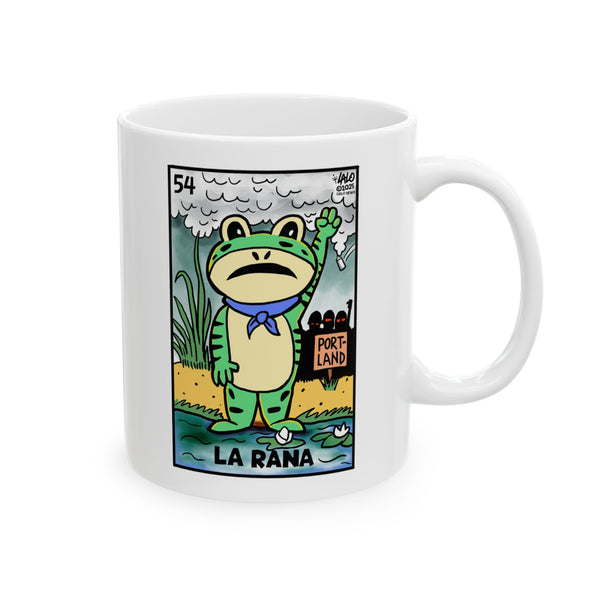 LA RANA by LALO ALCARAZ Voteria Ceramic Coffee Mug - Resistance Drinkware