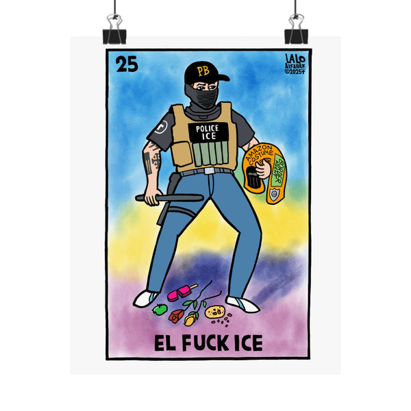 FAKE ICE Matte Vertical Posters for Home Decor, Wall Art