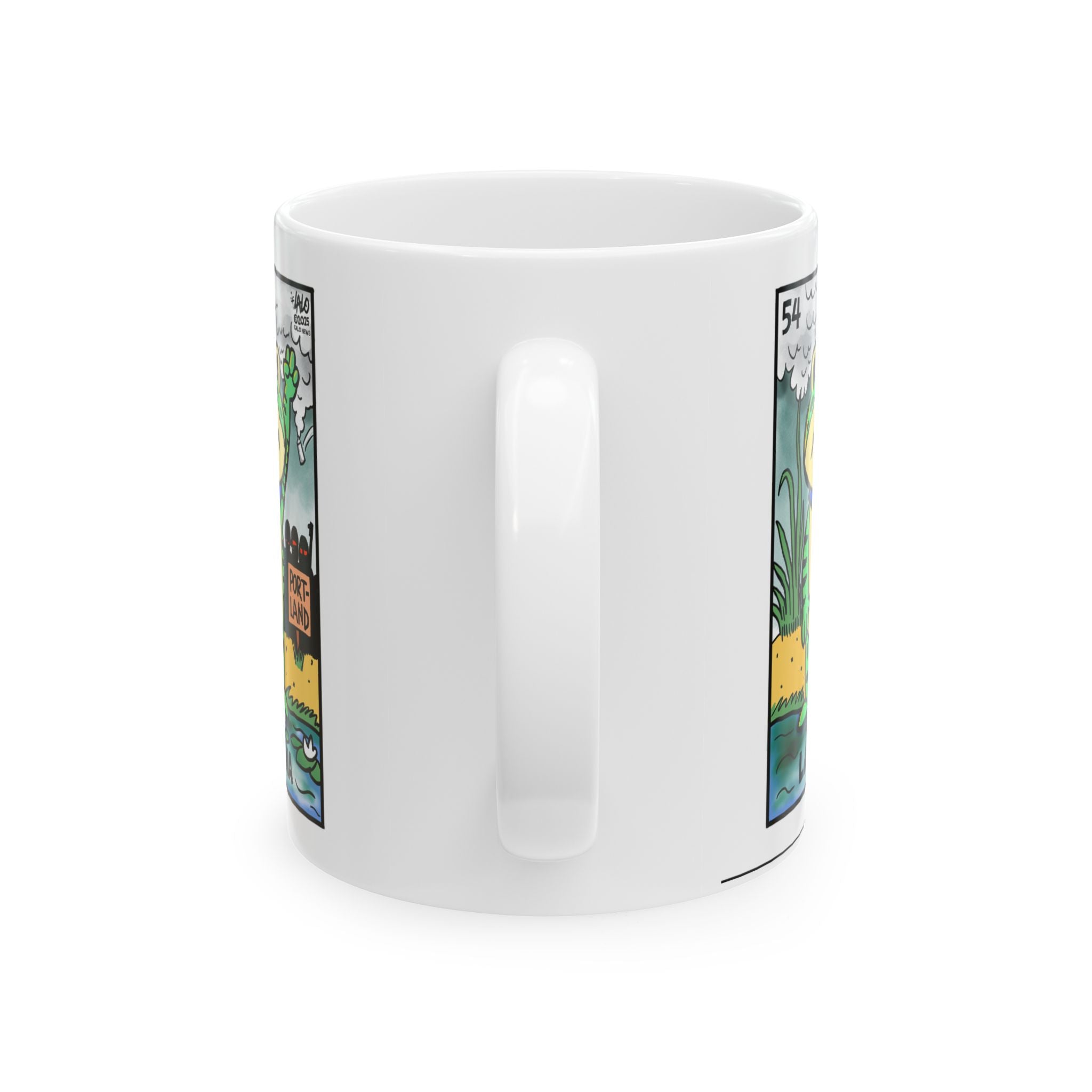 LA RANA by LALO ALCARAZ Voteria Ceramic Coffee Mug - Resistance Drinkware