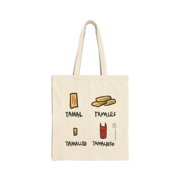 TAMALES BY LALO ALCARAZ Cotton Canvas Tote Bag