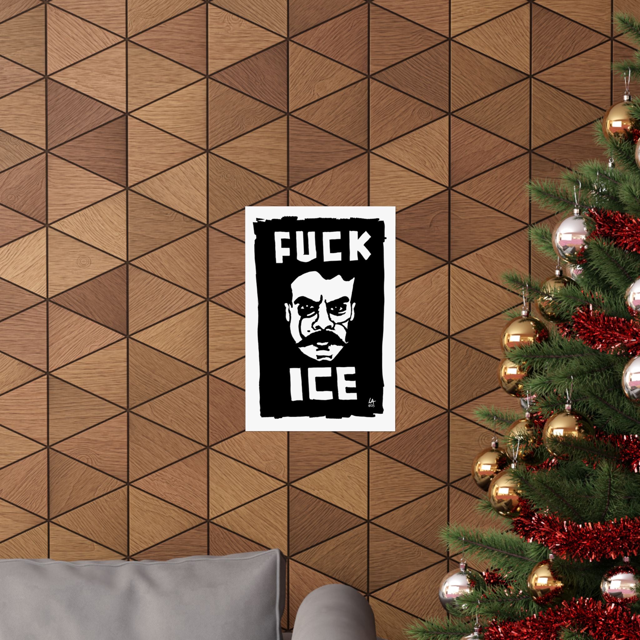 ZAPATA SAYS  by LALO ALCARAZ Matte Vertical Posters for Home Decor, Wall Art