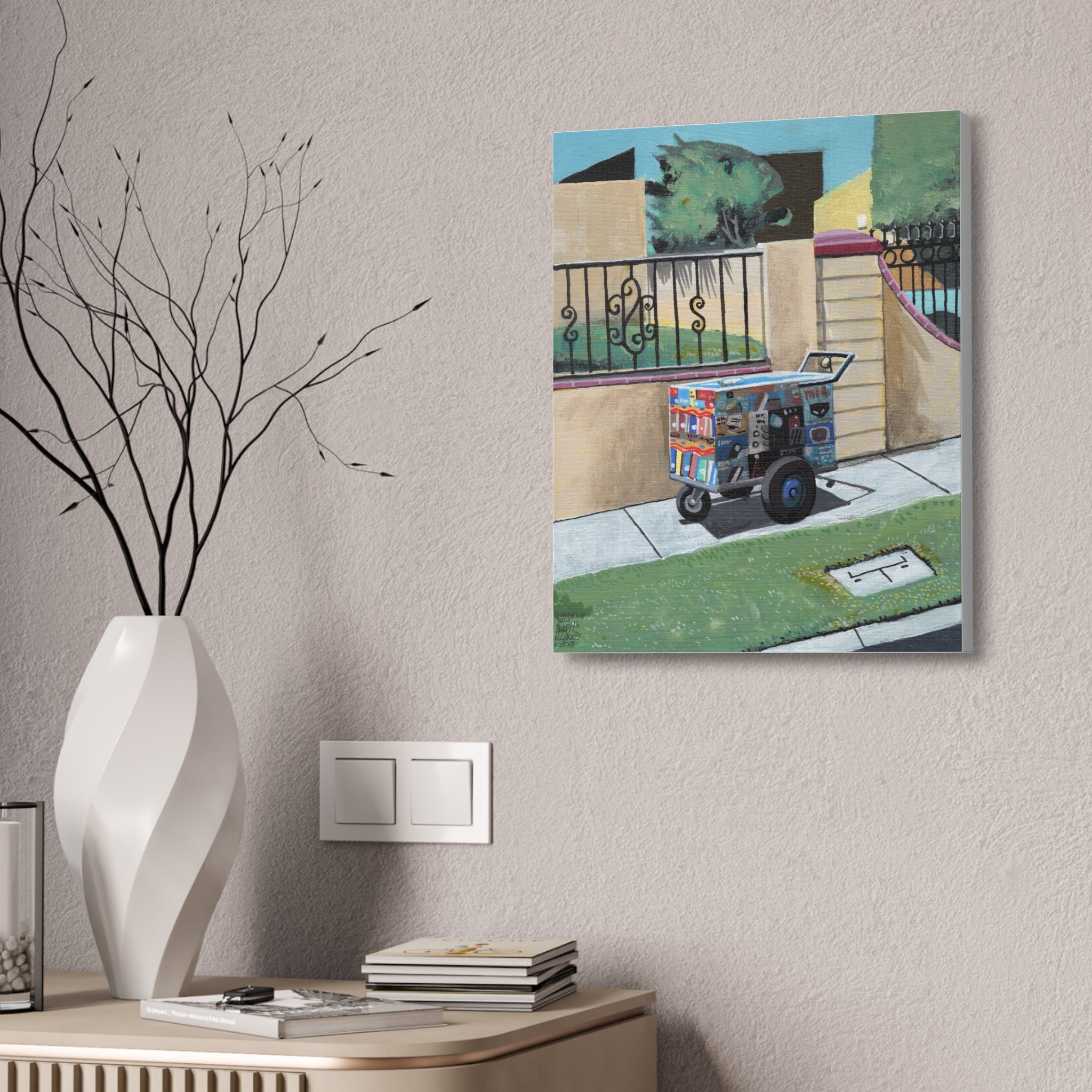 Summer of ICE — Stretched Canvas Wall Art