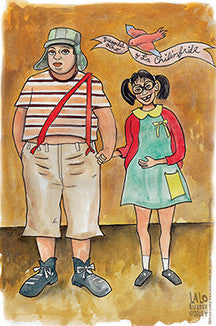 Diego del Ocho & La Chilinfrida print by Lalo Alcaraz